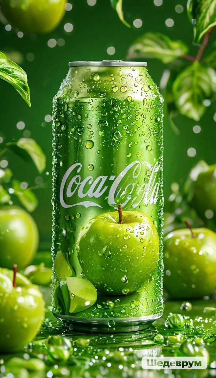 Fresh Apple Soda Drink